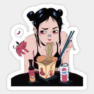 Pepper Noodles Sticker